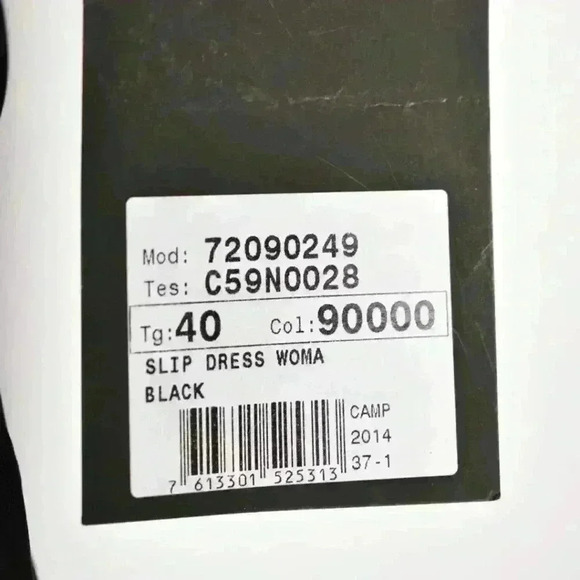 NWT FW14 BELSTAFF Black Satin Poly Bustier Mini Cocktail Dress 40EU Small Italy - Picture 11 of 11